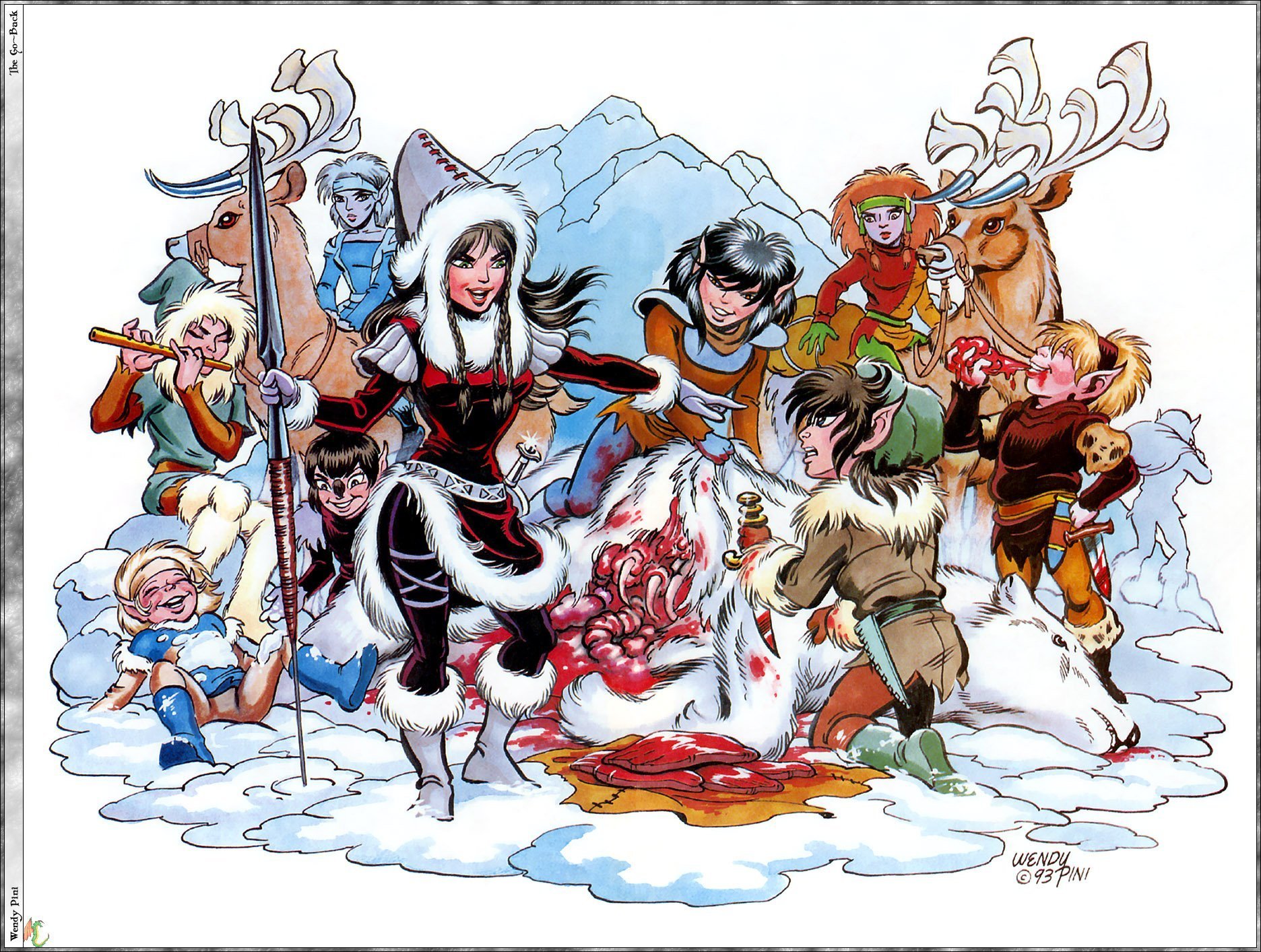 Fonds d'cran Comics et BDs Elfquest (couvertures) 