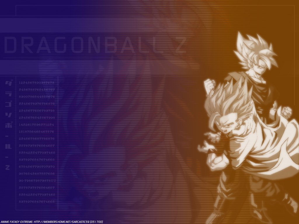 Fonds d'cran Manga Dragon Ball Z 