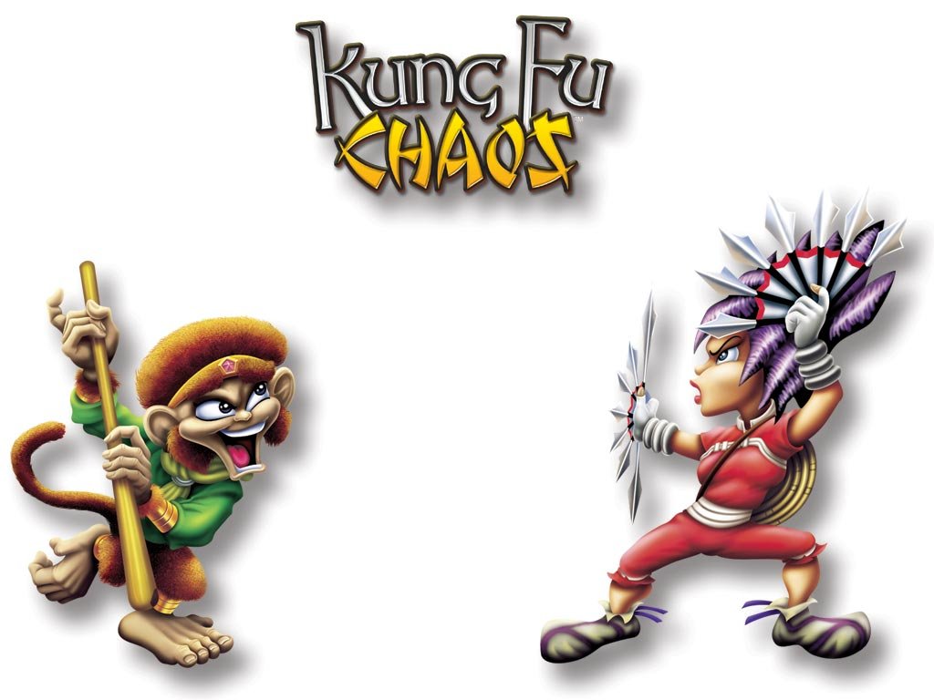 Fonds d'cran Jeux Vido Kung Fu Chaos 