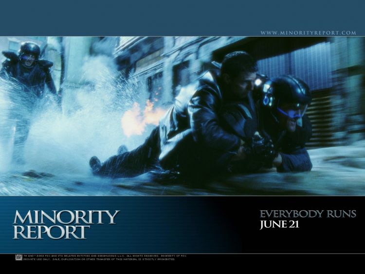 Fonds d'cran Cinma Minority Report Wallpaper N29813