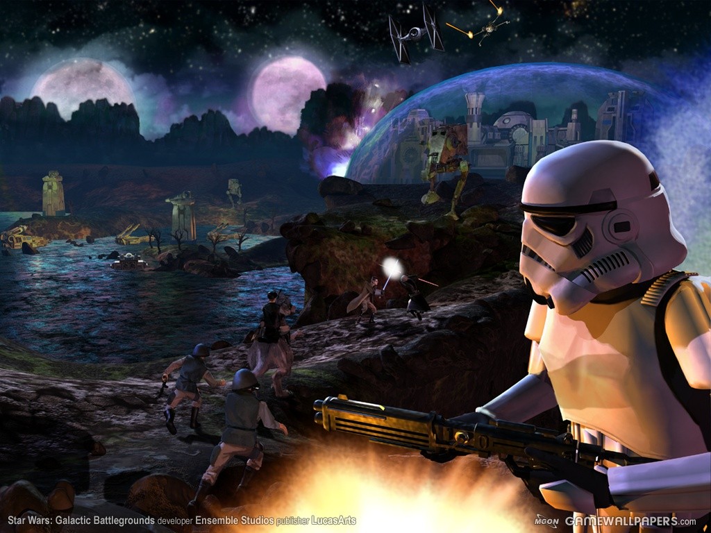 Fonds d'cran Jeux Vido Star Wars Galactic Battlegrounds 