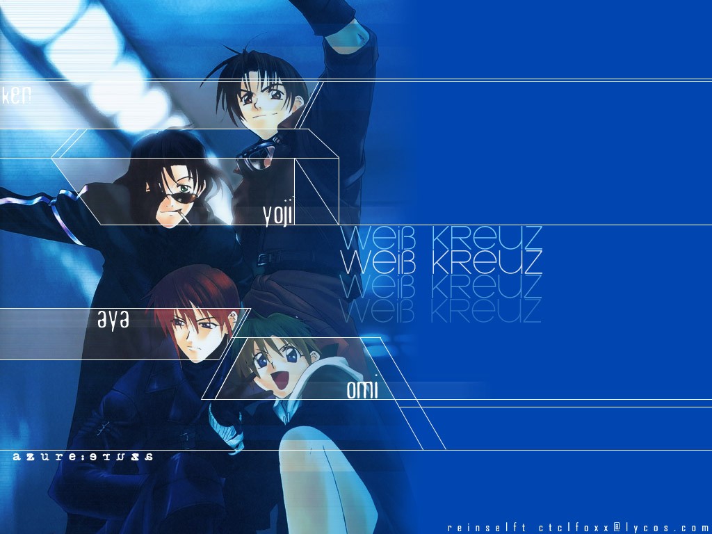 Fonds d'cran Manga Weiss Kreuz 