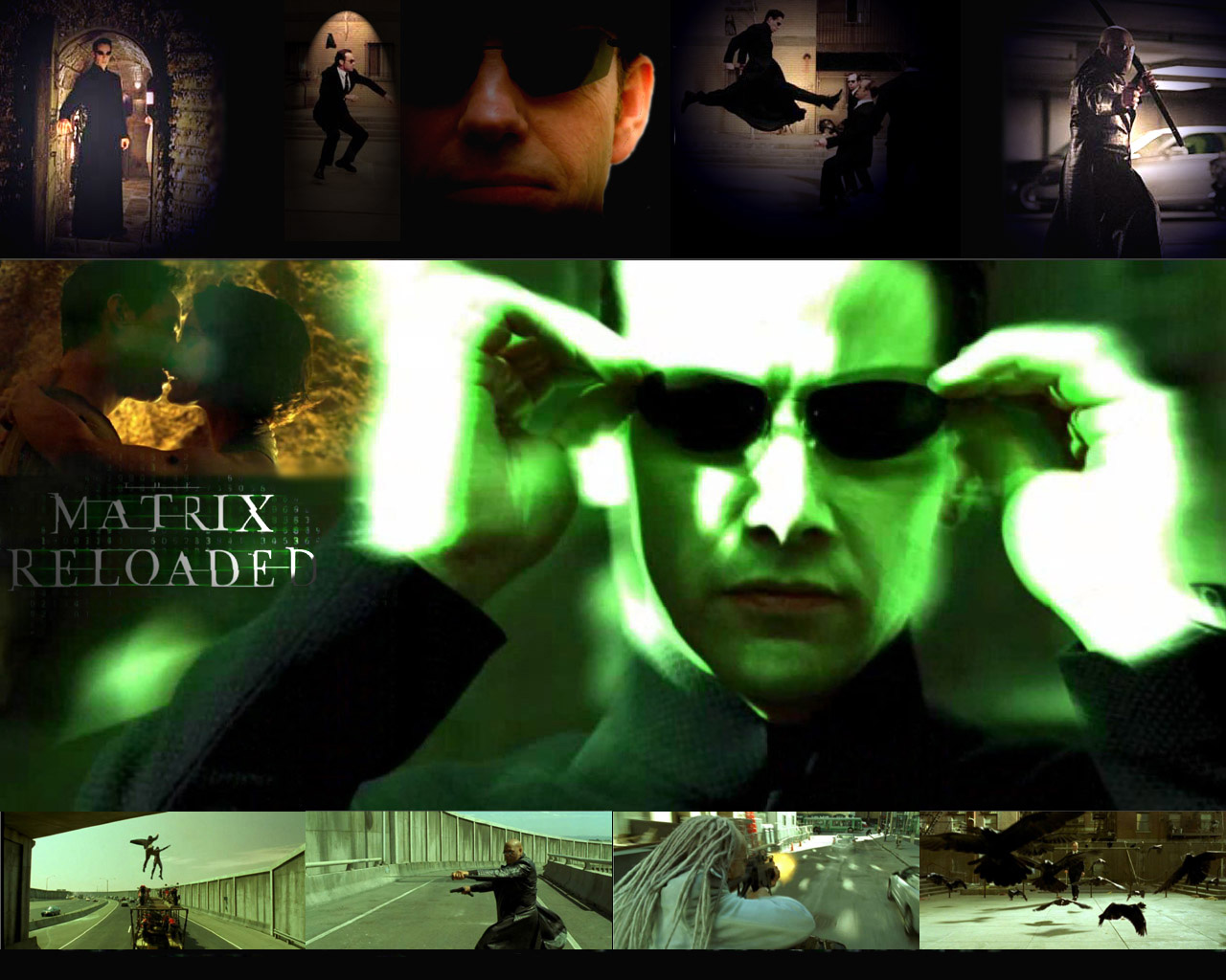 Fonds d'cran Cinma Matrix 2 Reloaded 