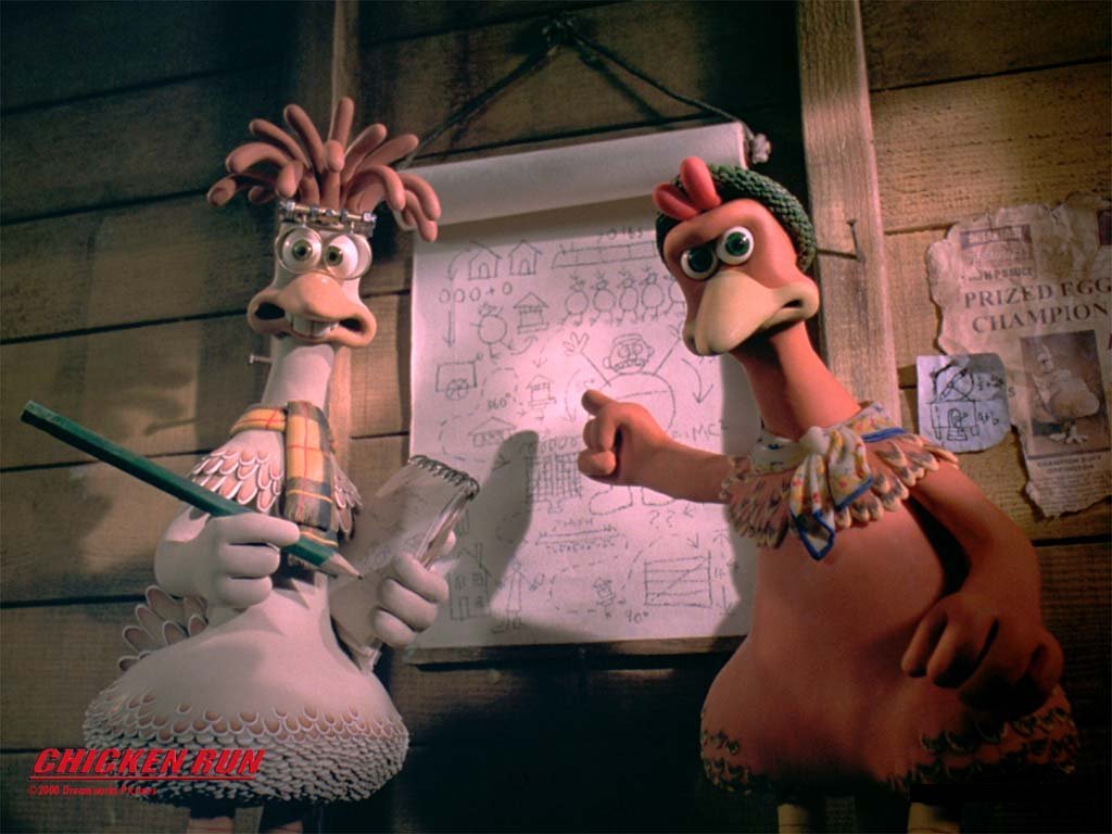 Wallpapers Cartoons Chicken Run 