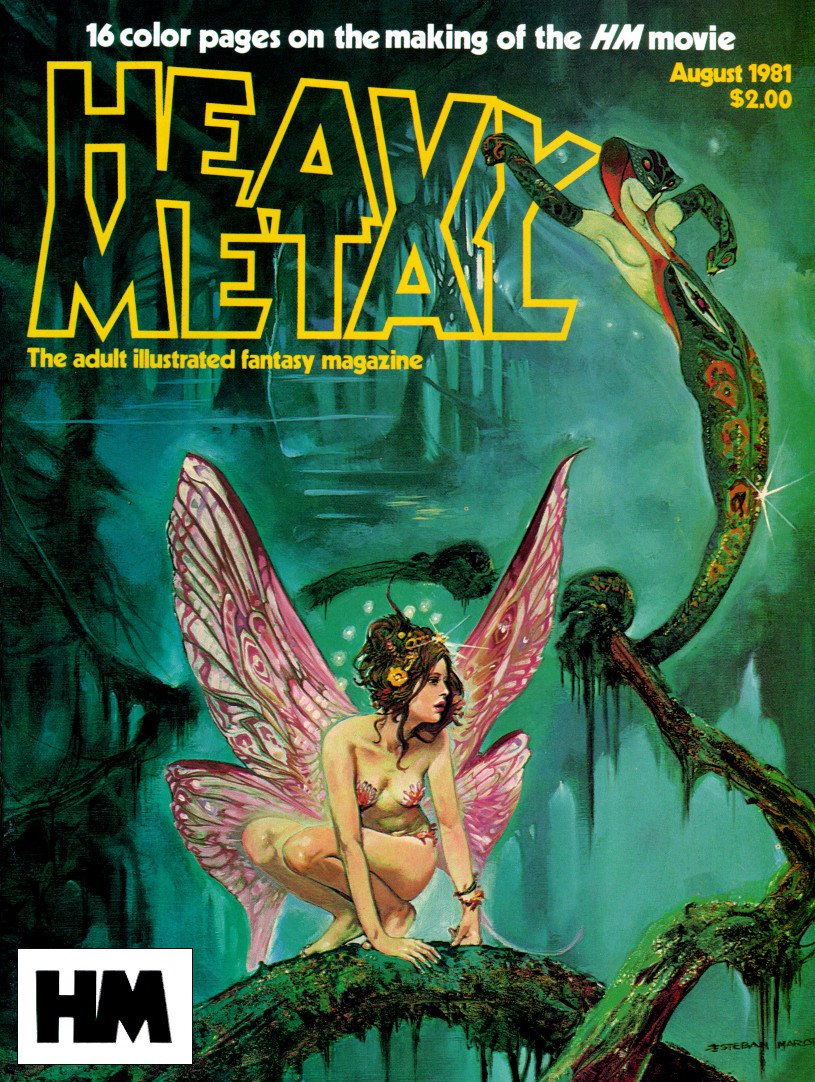 Fonds d'cran Comics et BDs Heavymetal (couvertures) 