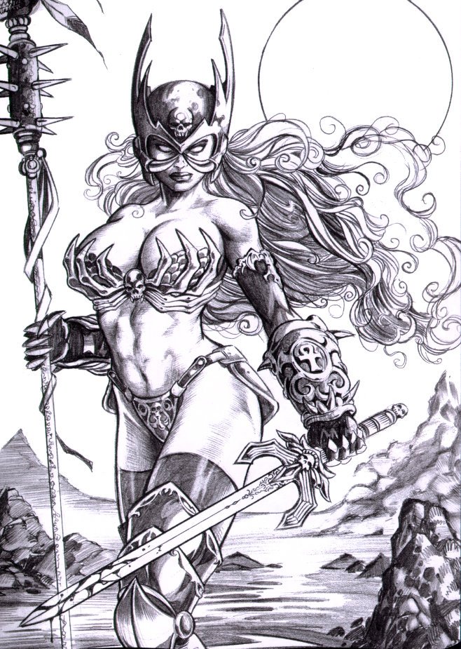 Wallpapers Comics Lady Death (covers) 