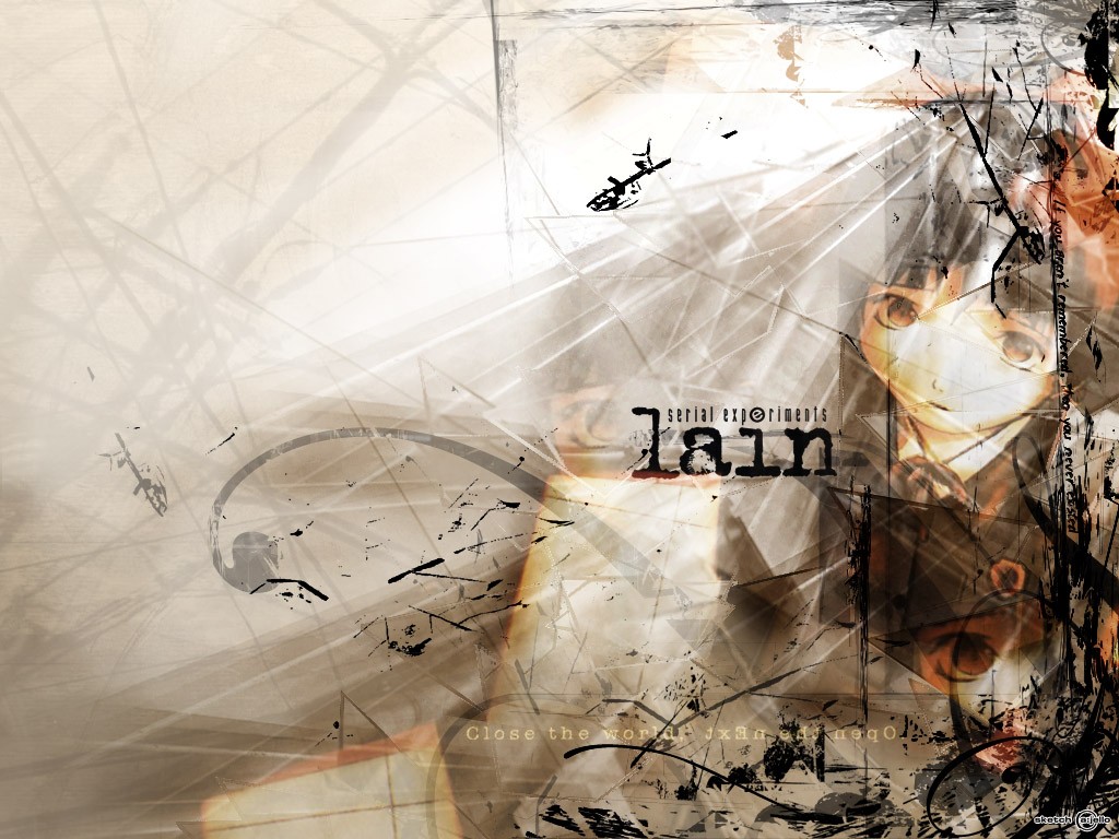 Wallpapers Manga Serial Experiments Lain 