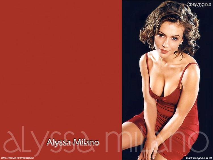 Fonds d'cran Clbrits Femme Alyssa Milano Wallpaper N54705