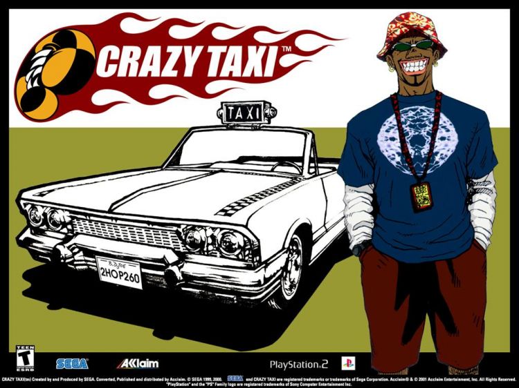 Fonds d'cran Jeux Vido Crazy Taxi Wallpaper N31608