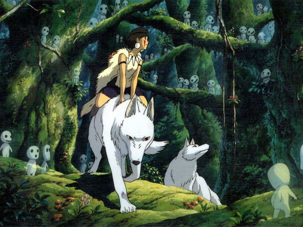 Wallpapers Cartoons Princess Mononoke 