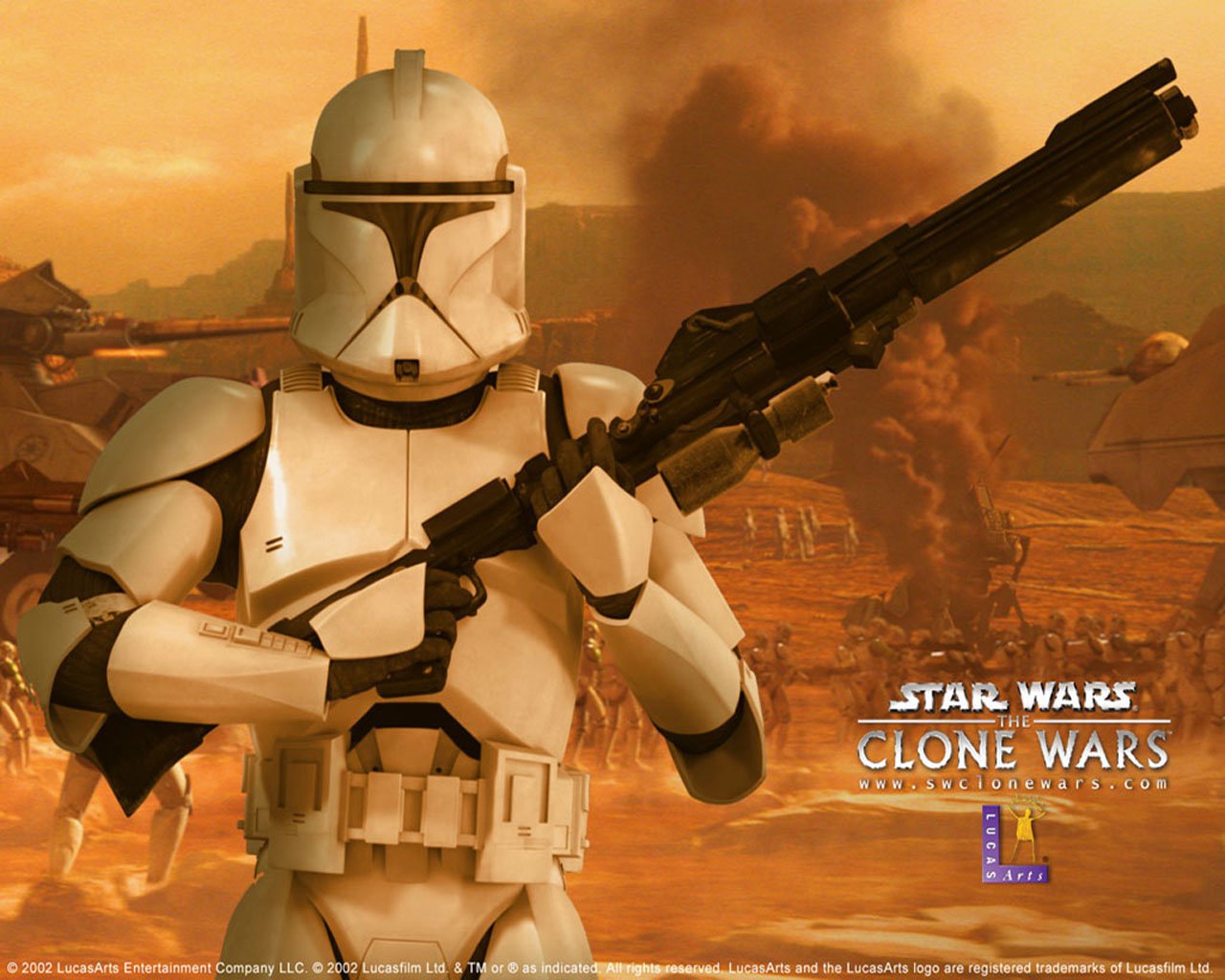 Fonds d'cran Jeux Vido Star Wars - the Clone Wars 