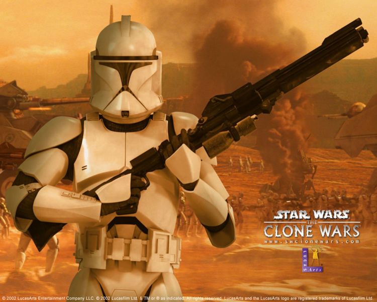 Fonds d'cran Jeux Vido Star Wars - the Clone Wars Wallpaper N36548