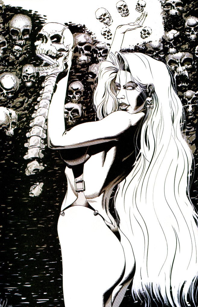 Wallpapers Comics Lady Death (covers) 