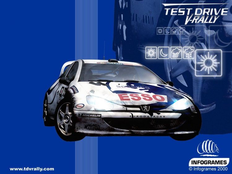 Fonds d'cran Jeux Vido V-Rally Wallpaper N35402