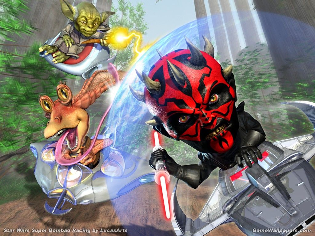 Wallpapers Video Games Star Wars Super Bombad Racing 