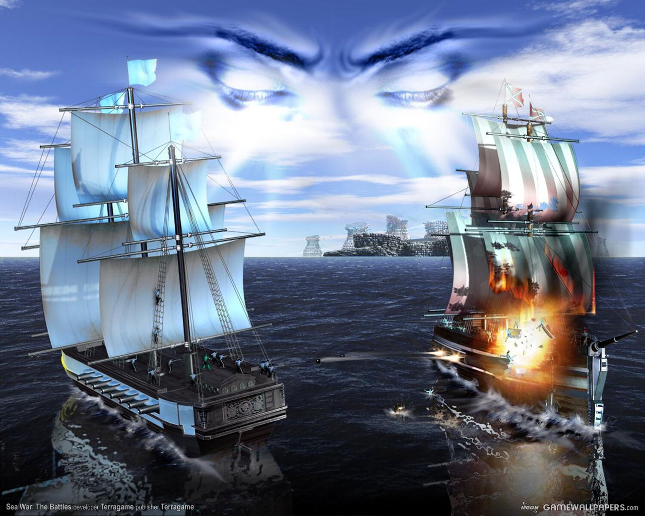 Wallpapers Video Games Sea War - The Battle 