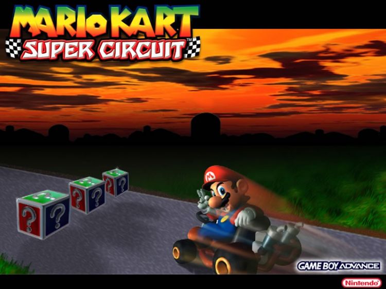 Fonds d'cran Jeux Vido Mario Kart Super Circuit Wallpaper N33347