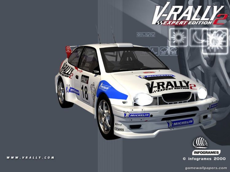 Fonds d'cran Jeux Vido V-Rally Wallpaper N35438