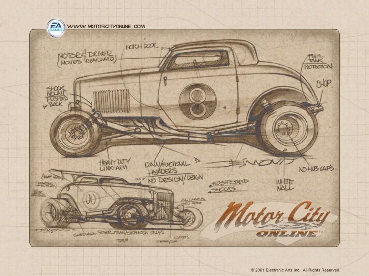 Fonds d'cran Jeux Vido Motor City Online Wallpaper N33589