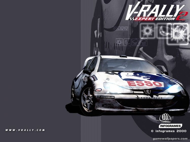 Fonds d'cran Jeux Vido V-Rally Wallpaper N35434