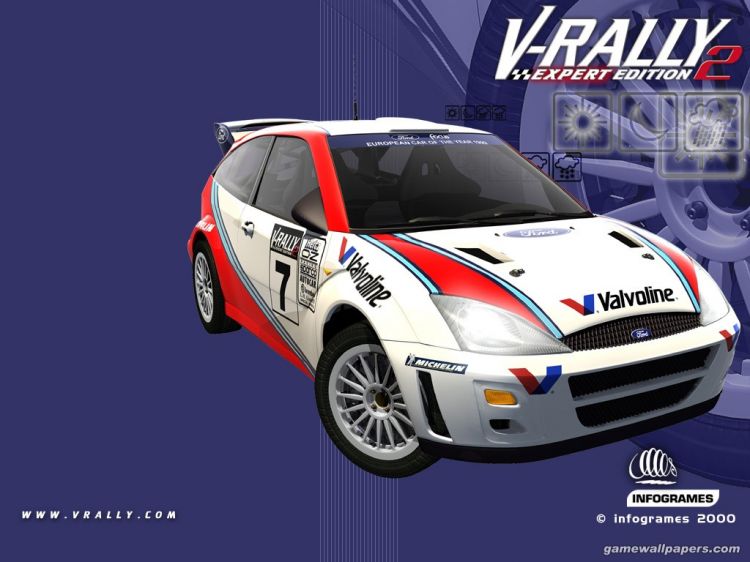 Fonds d'cran Jeux Vido V-Rally Wallpaper N35435