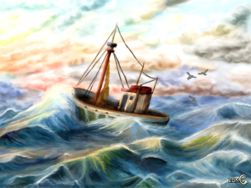 Fonds d'cran Art - Peinture Airbrush  The king of the sea