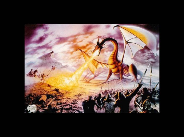 Fonds d'cran Fantasy et Science Fiction Cratures : Dragons Wallpaper N40857