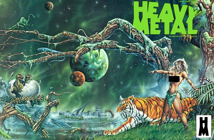 Wallpapers Comics Heavymetal (covers) Wallpaper N47694