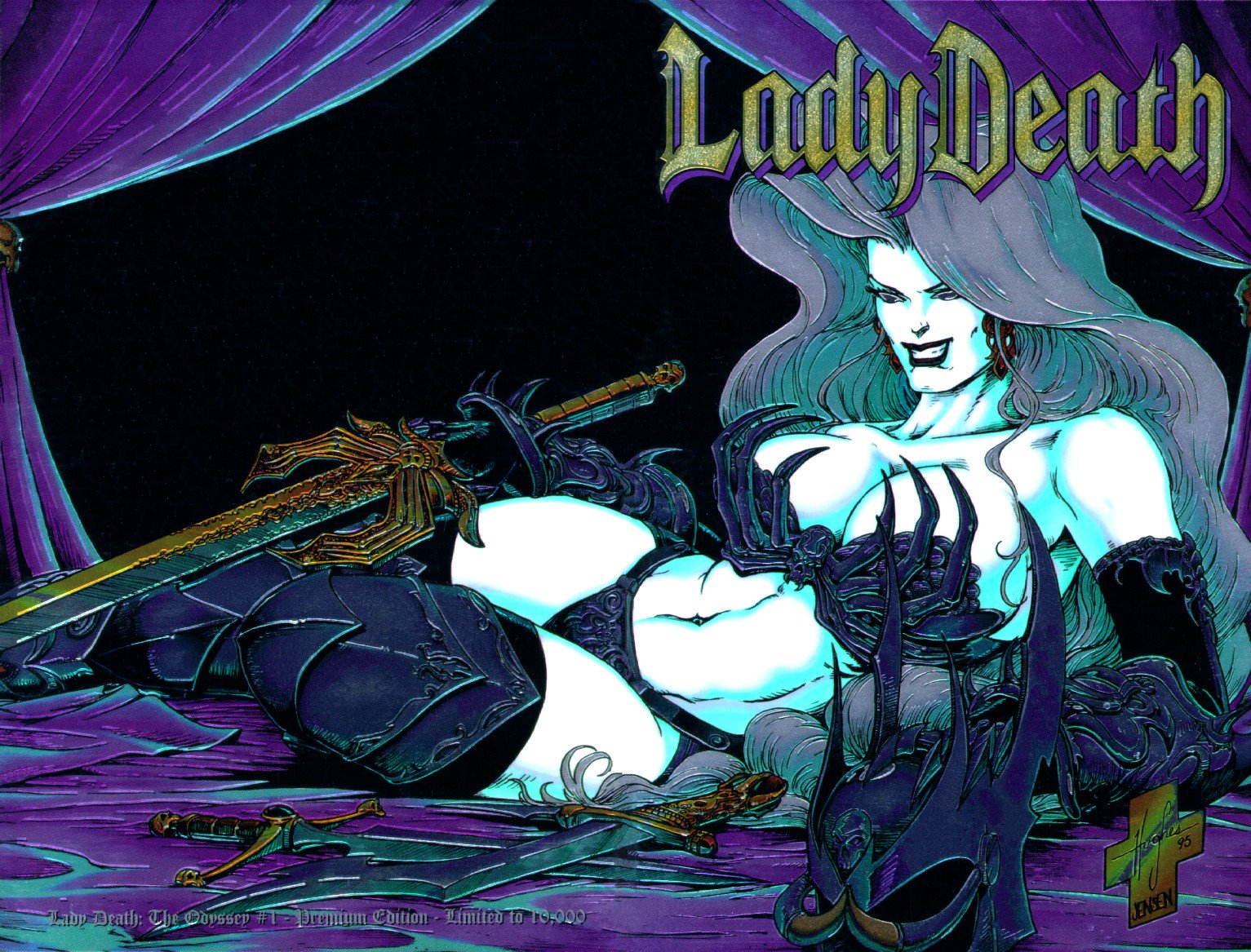 Fonds d'cran Comics et BDs Lady Death (couvertures) 