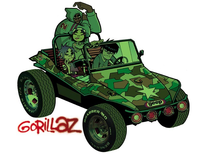 Fonds d'cran Musique Gorillaz 