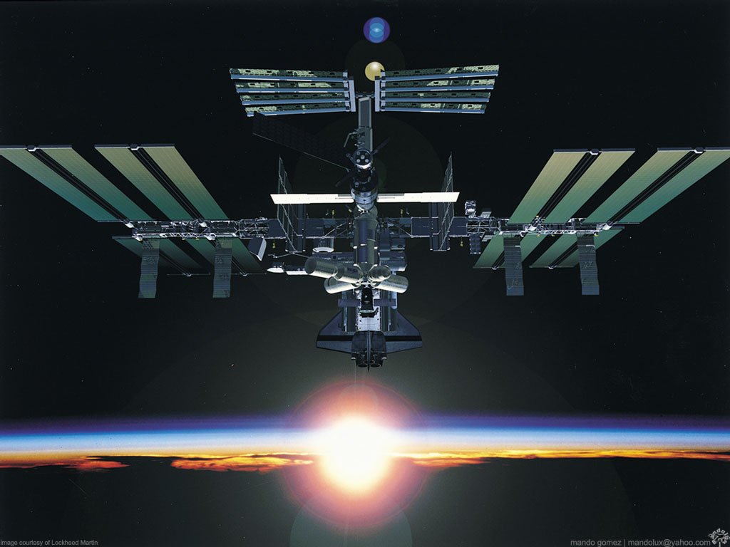 Wallpapers Space Satellites - Stations 