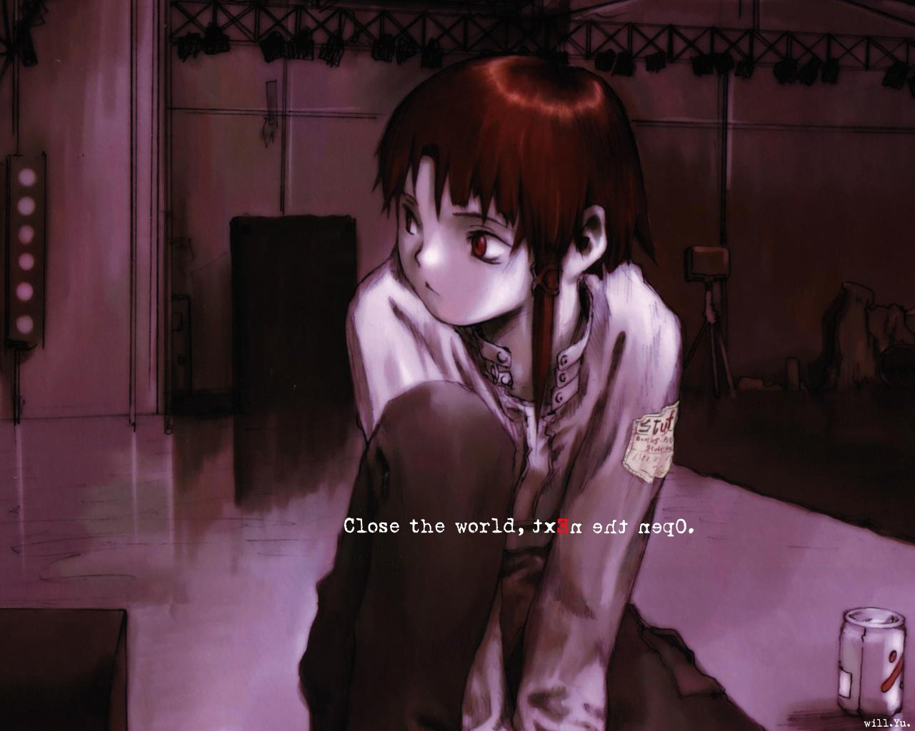 Fonds d'cran Manga Serial Experiments Lain 