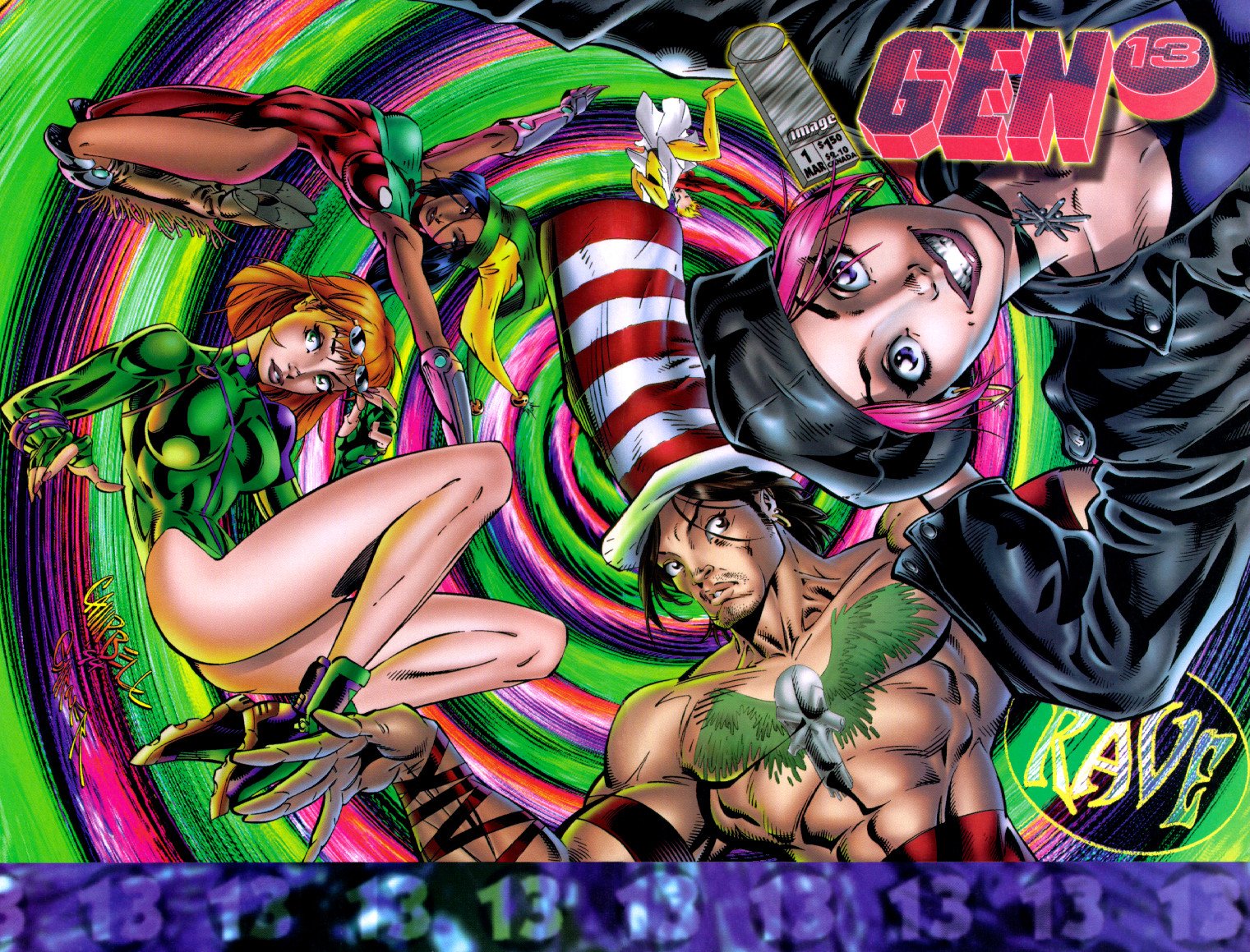 Wallpapers Comics Gen 13 (covers) 