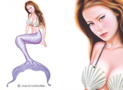 Fonds d'cran Erotic Art Mermaid Jennifer