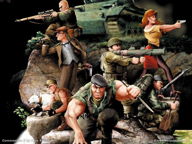 Fonds d'cran Jeux Vido Commandos Wallpaper N31482