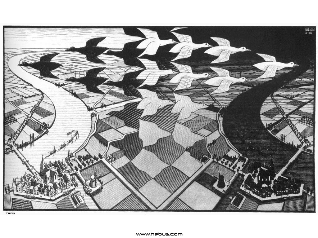 Wallpapers Art - Pencil Maurits Cornelis Escher 