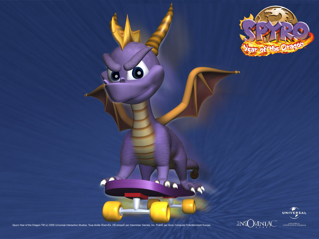 Fonds d'cran Jeux Vido Spyro the Dragon 