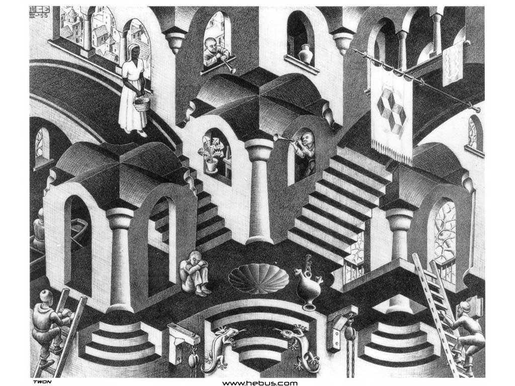 Wallpapers Art - Pencil Maurits Cornelis Escher 