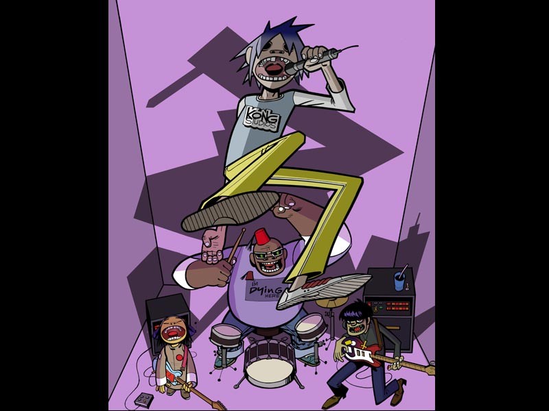 Fonds d'cran Musique Gorillaz 