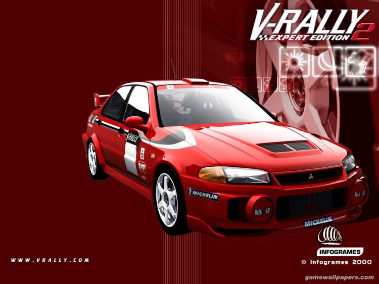 Fonds d'cran Jeux Vido V-Rally Wallpaper N35436