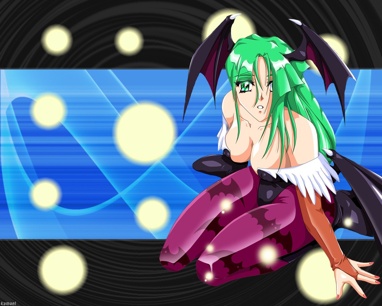 Fonds d'cran Manga Morrigan Emndless Loop 