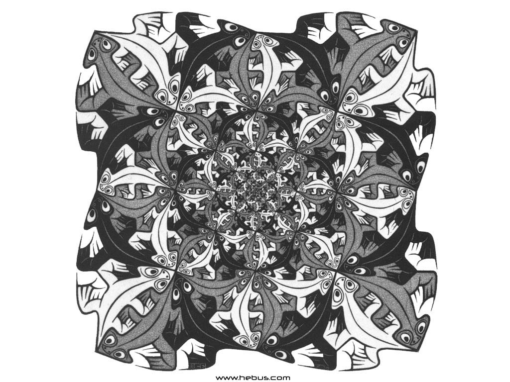 Wallpapers Art - Pencil Maurits Cornelis Escher 