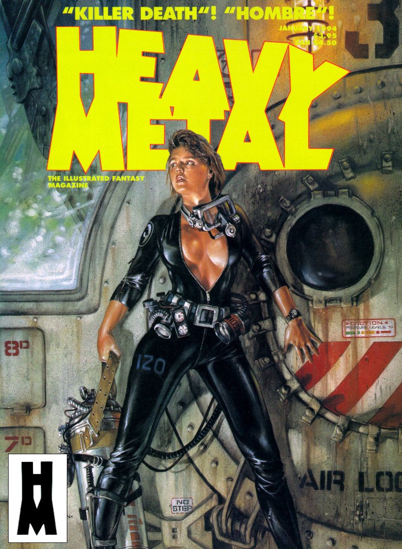 Fonds d'cran Comics et BDs Heavymetal (couvertures) 