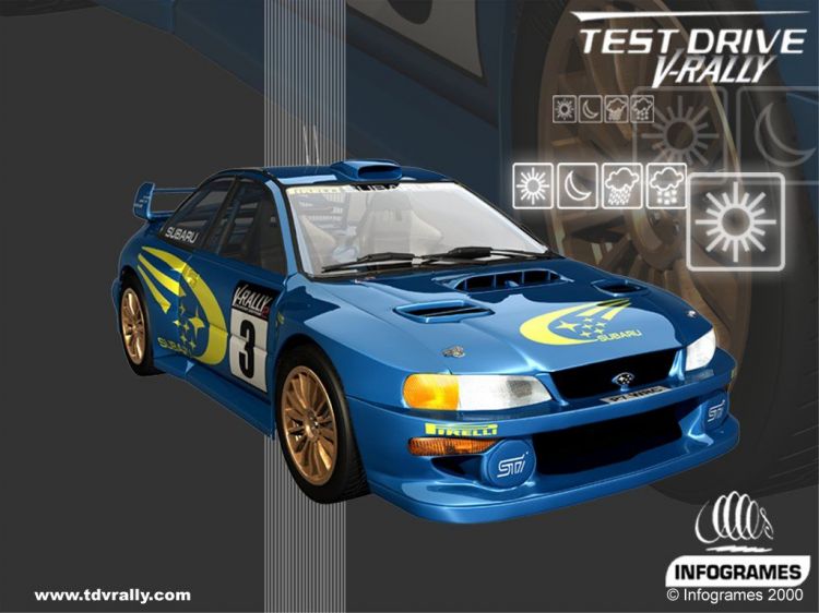 Fonds d'cran Jeux Vido V-Rally Wallpaper N35405