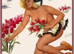 Fonds d'cran Erotic Art February's pinup calendar