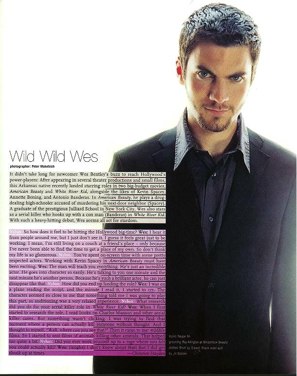 Fonds d'cran Clbrits Homme Wes Bentley 