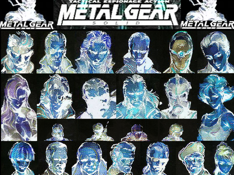 Wallpapers Video Games Metal Gear Solid MGS: le mme, mais en couleur inverses