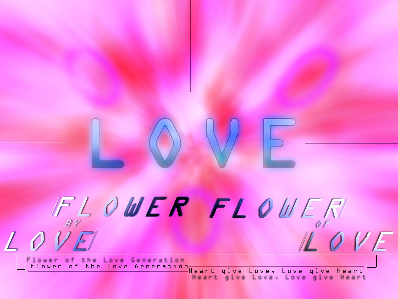 Fonds d'cran Art - Numrique Abstrait Love is a flower...