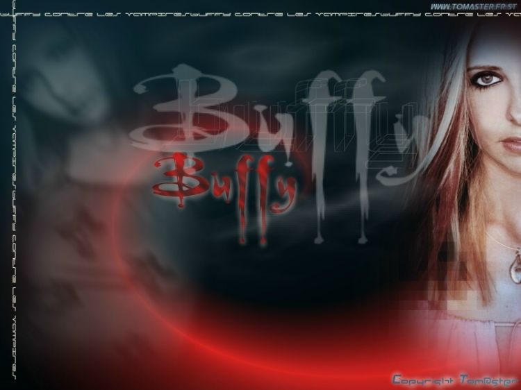 Fonds d'cran Clbrits Femme Sarah Michelle Gellar )> Buffy in the web <(