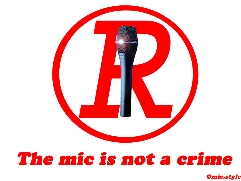 Fonds d'cran Humour Fausses pubs the mic is not a crime